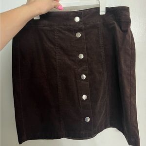NWT brown size 8 skirt